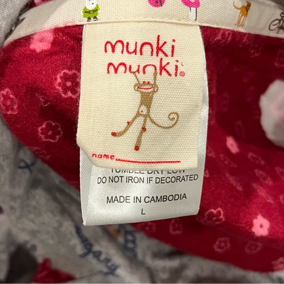 Munki Munki Coffee & Purrfect Cat Mug Flannel Pajama Set — Size Large - Picture 10 of 13